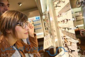 اختيار اطار النظارات